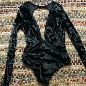 Deep V Victoria’s Secret body suit. Xs/s
